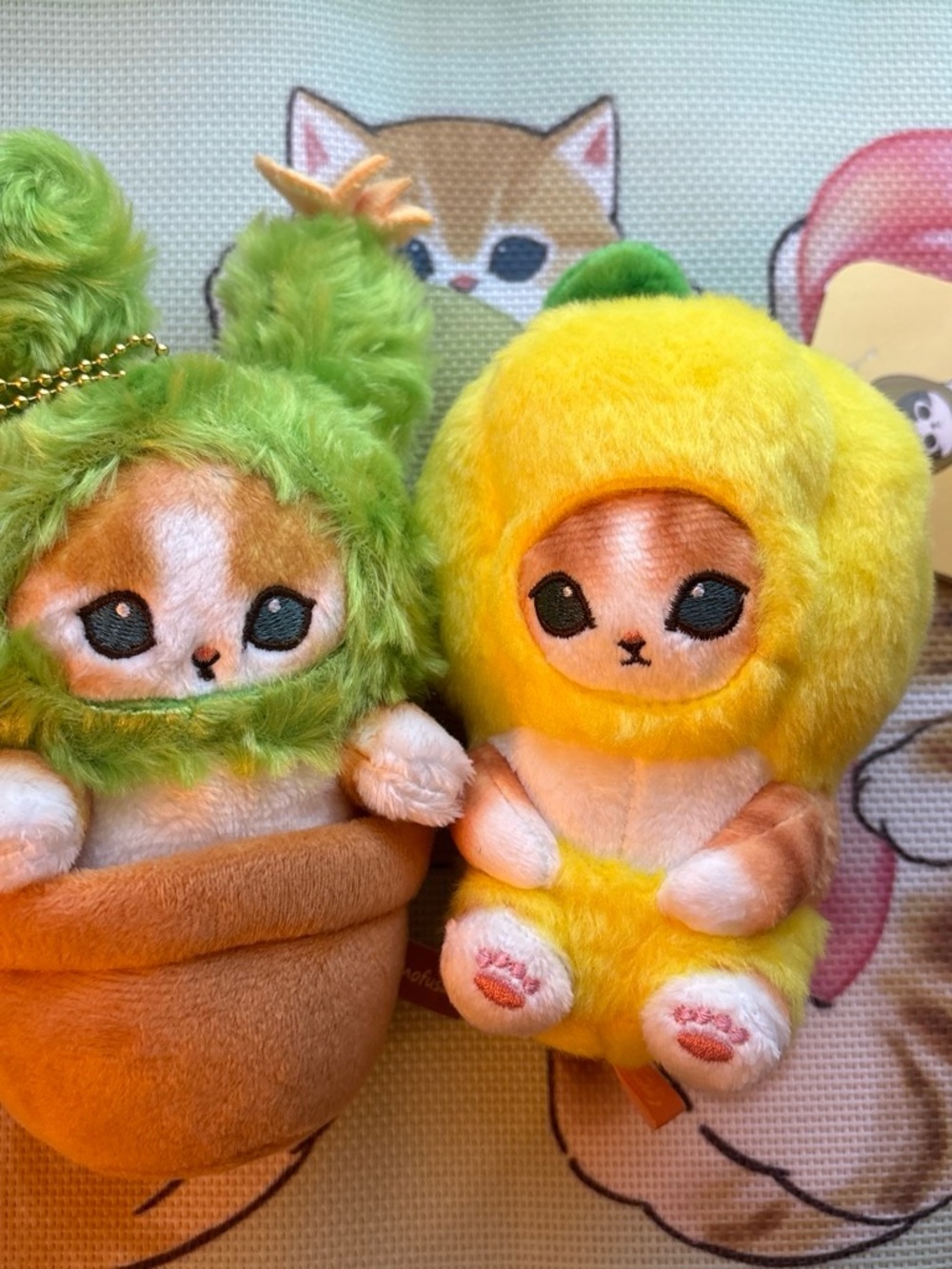 Mofusand plush keychain lot